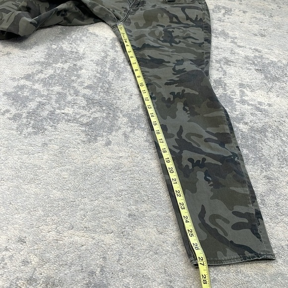 Louna Camo Skinny Jeans Stretch Casual Mid Rise Ankle Crop Sz 29 - Picture 9 of 12